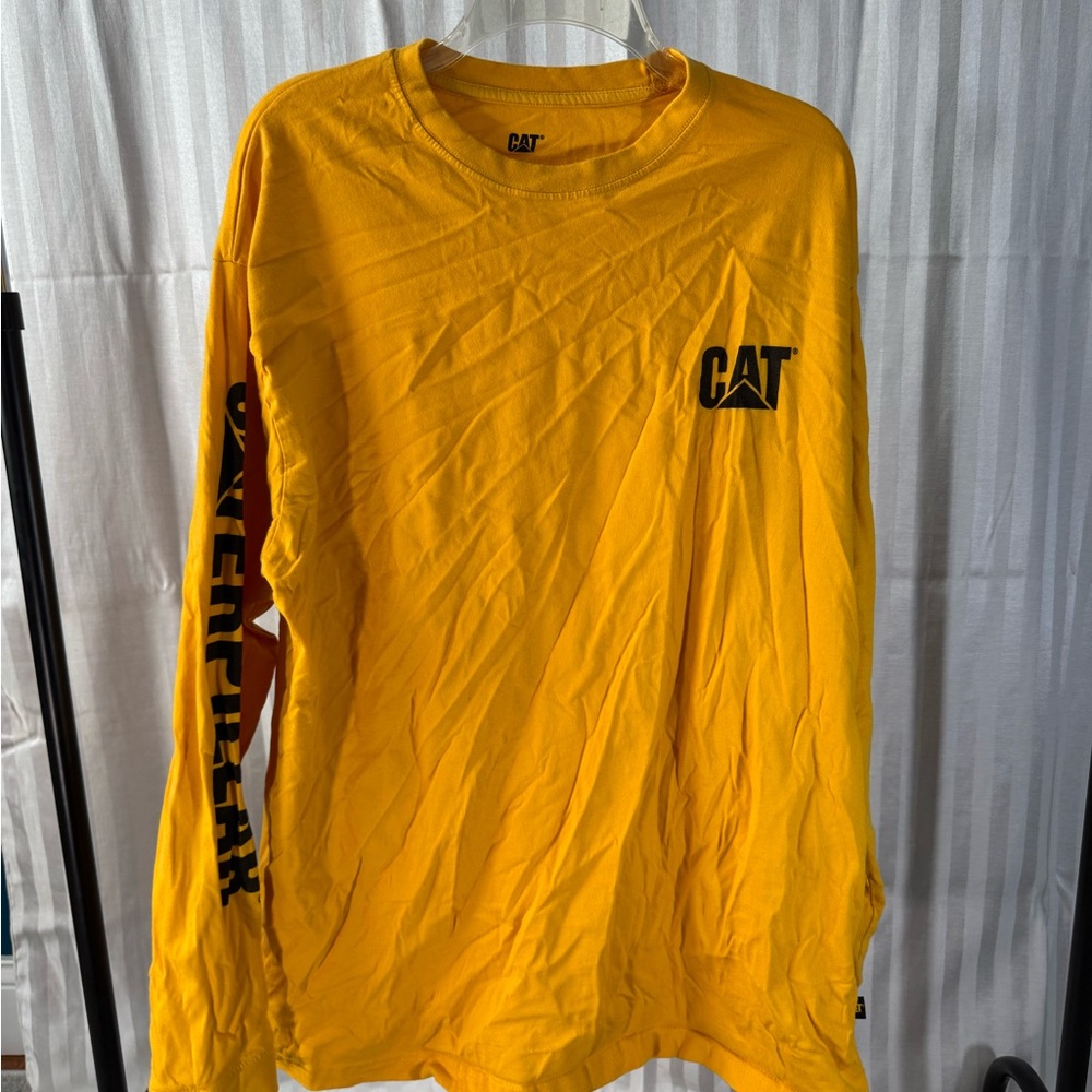 CAT Yellow Long Sleeve Shirt
